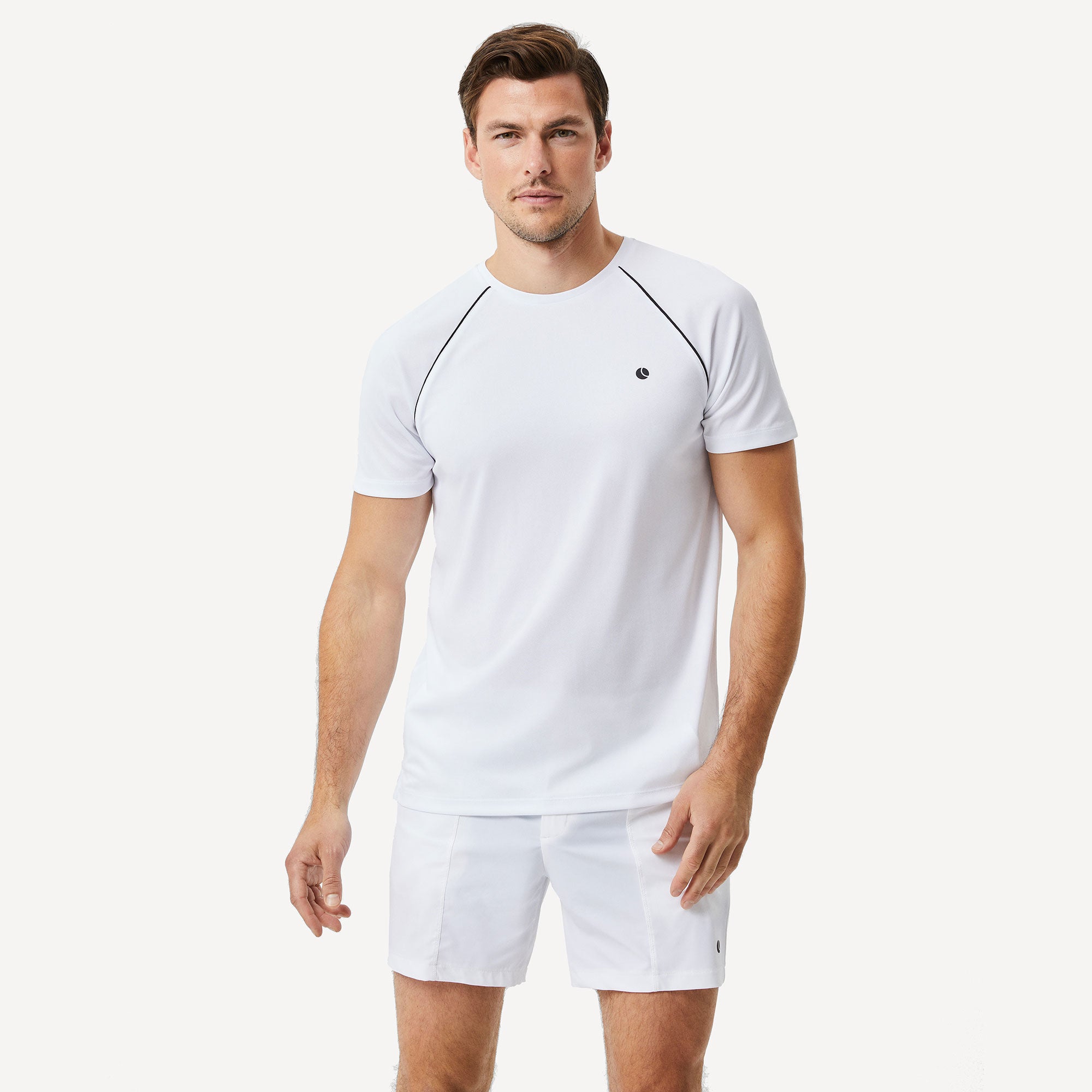 Björn Borg Ace Racquet Men's Tennis Shirt - White (1)