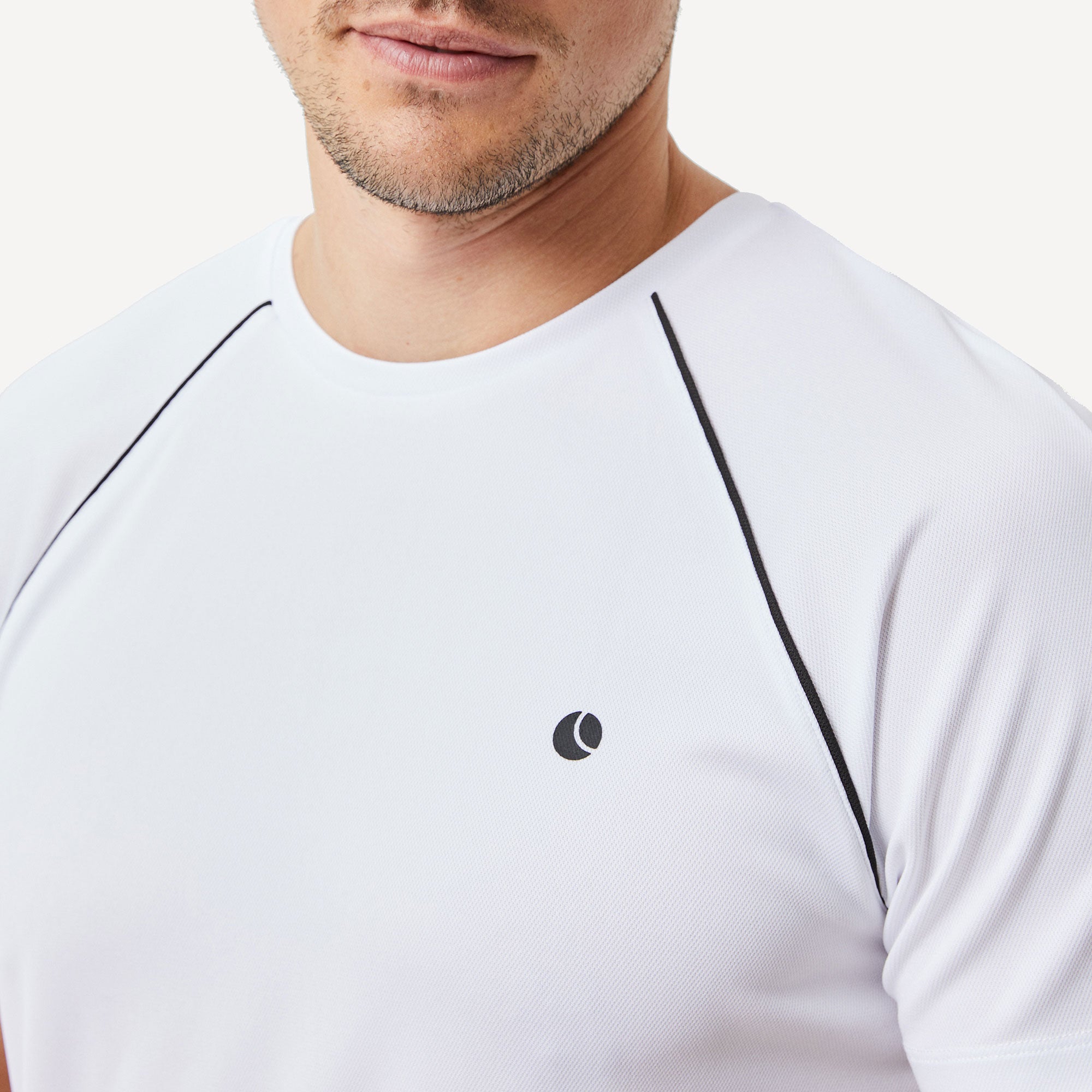Björn Borg Ace Racquet Men's Tennis Shirt - White (3)