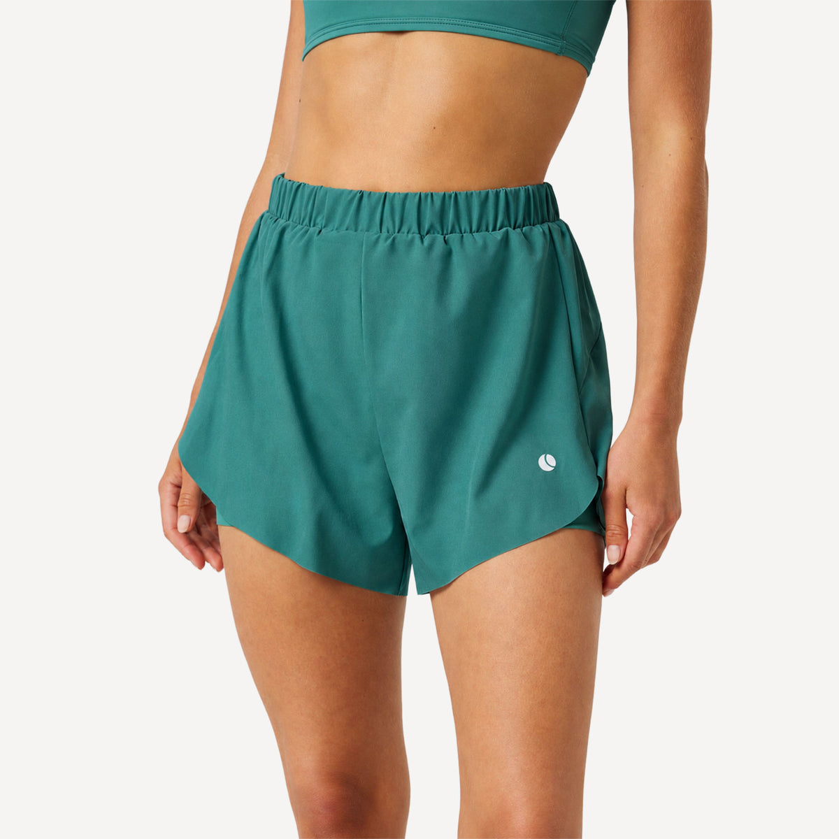 Björn Borg Ace Women's 2IN1 Tennis Shorts - Green (1)