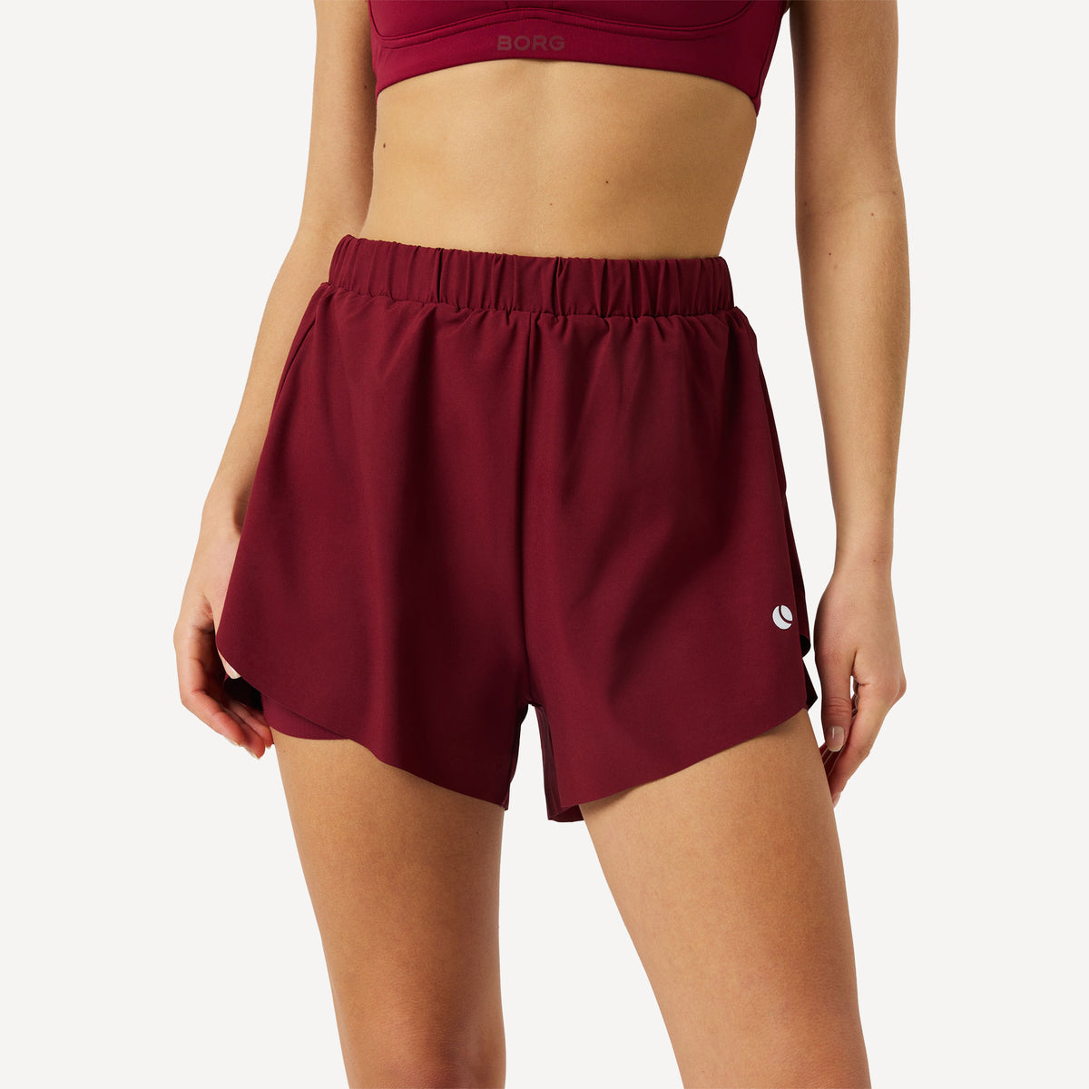Björn Borg Ace Women's 2IN1 Tennis Shorts - Red (1)
