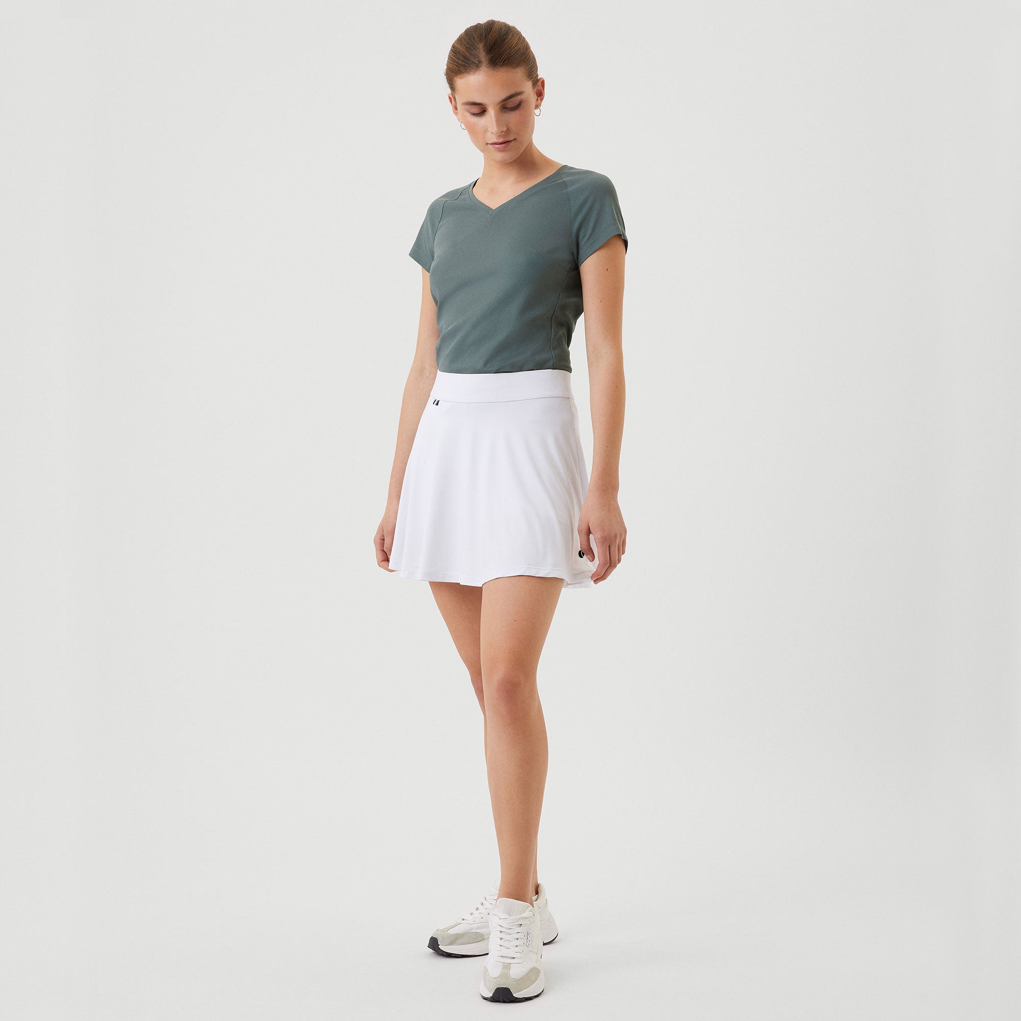 Björn Borg Ace Women's Jersey Tennis Skirt - White (3)