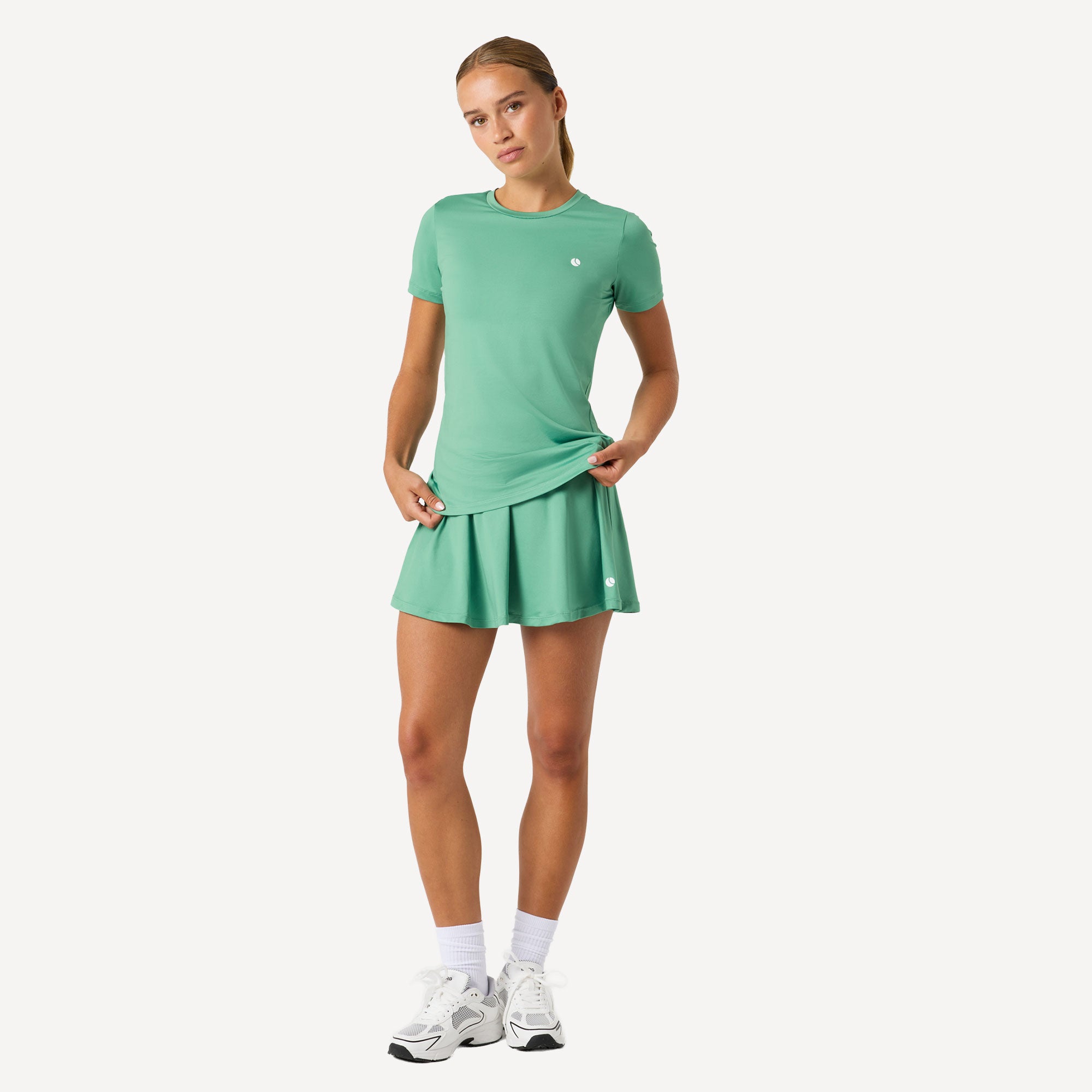 Björn Borg Ace Women's Jersey Tennis Skirt - Green (3)