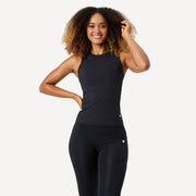 Björn Borg Ace Women's Pocket Ribbed Tennis Tank - Black (1)