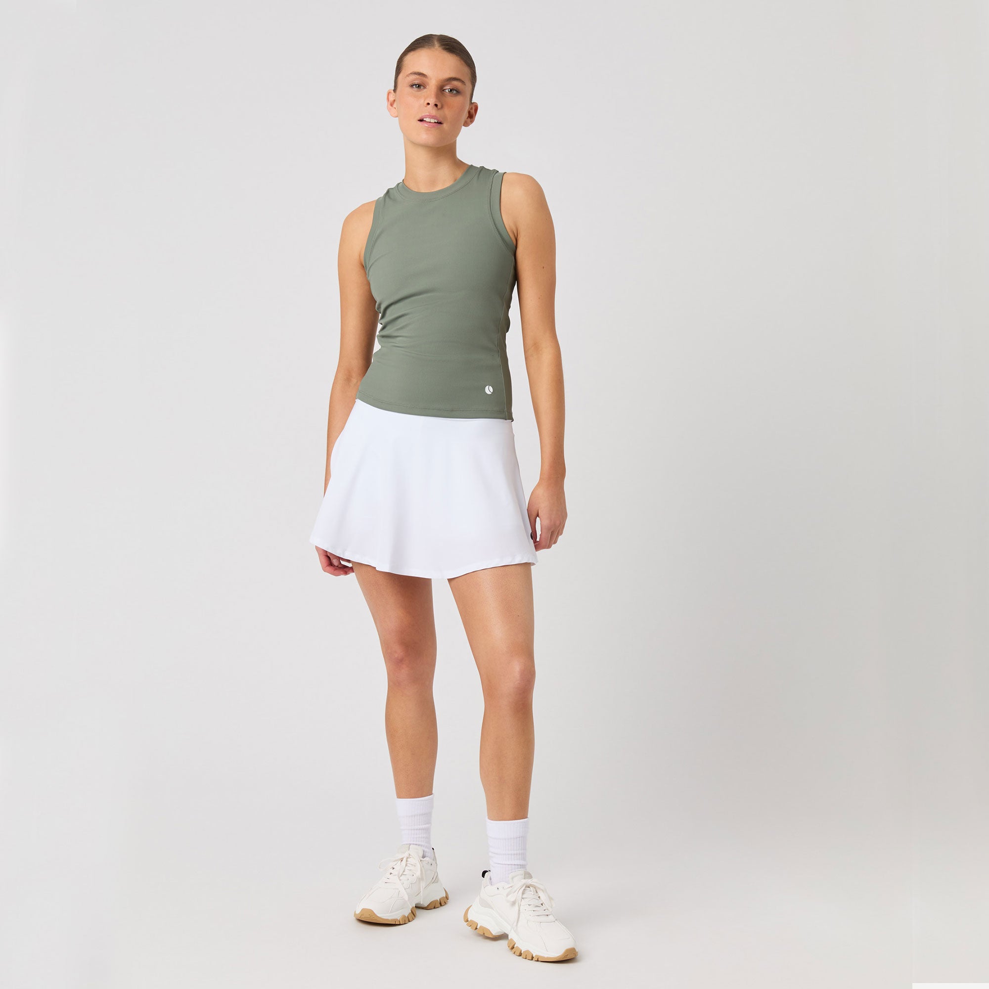 Björn Borg Ace Women's Pocket Ribbed Tennis Tank - Green (3)