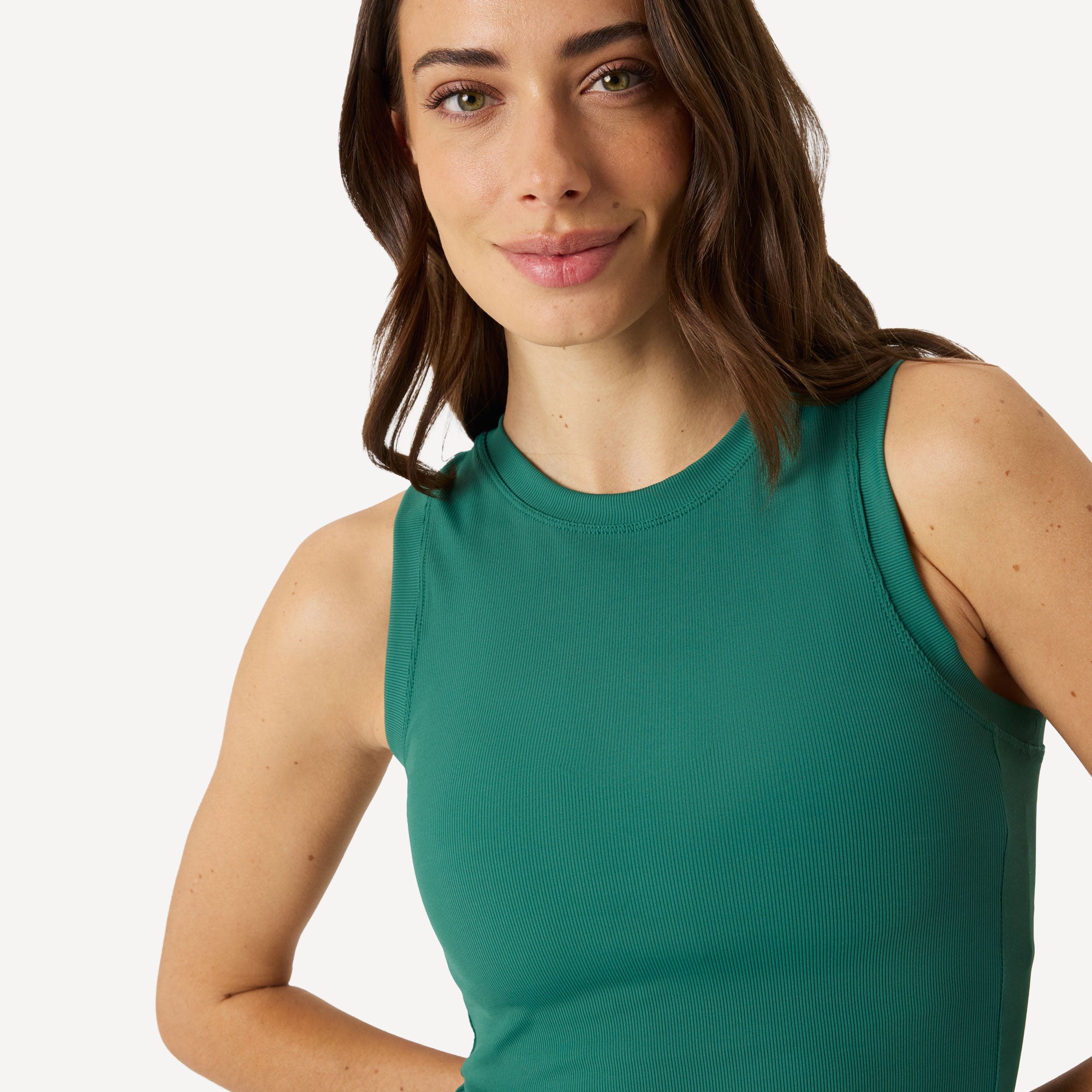 Björn Borg Ace Women's Pocket Ribbed Tennis Tank - Green (4)