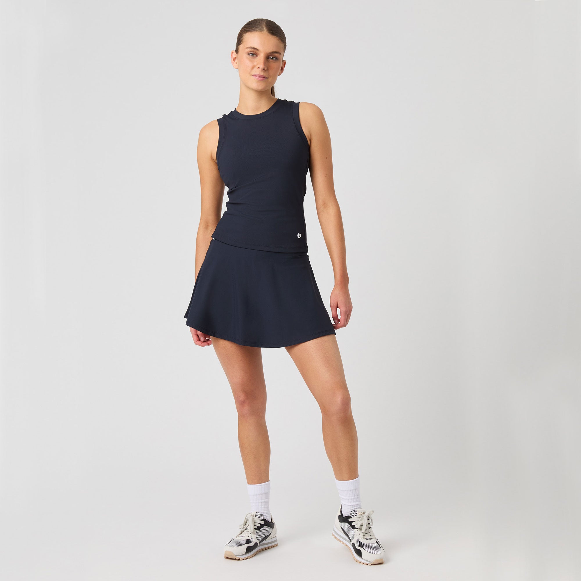 Björn Borg Ace Women's Pocket Ribbed Tennis Tank - Dark Blue (3)