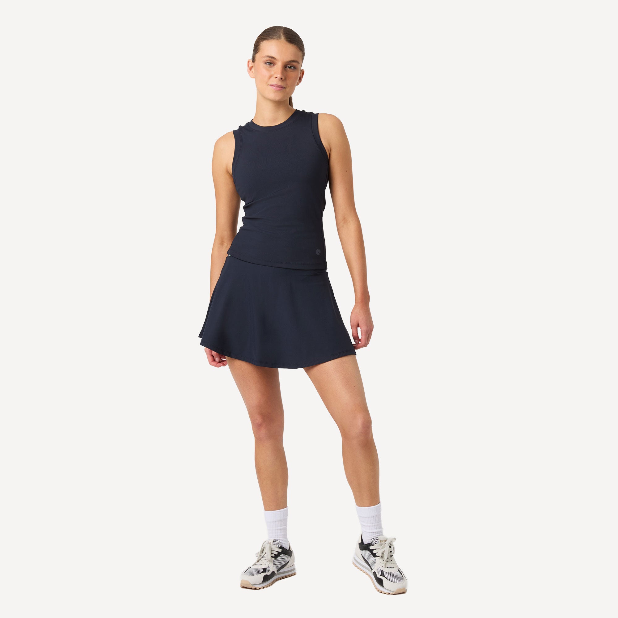Björn Borg Ace Women's Pocket Ribbed Tennis Tank - Dark Blue (3)