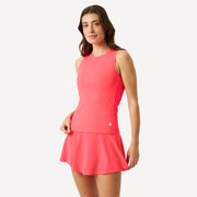 Björn Borg Ace Women's Pocket Ribbed Tennis Tank - Pink (1)