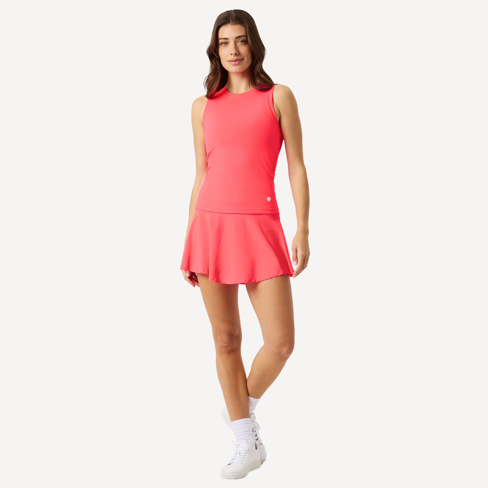 Björn Borg Ace Women's Pocket Ribbed Tennis Tank - Pink (3)