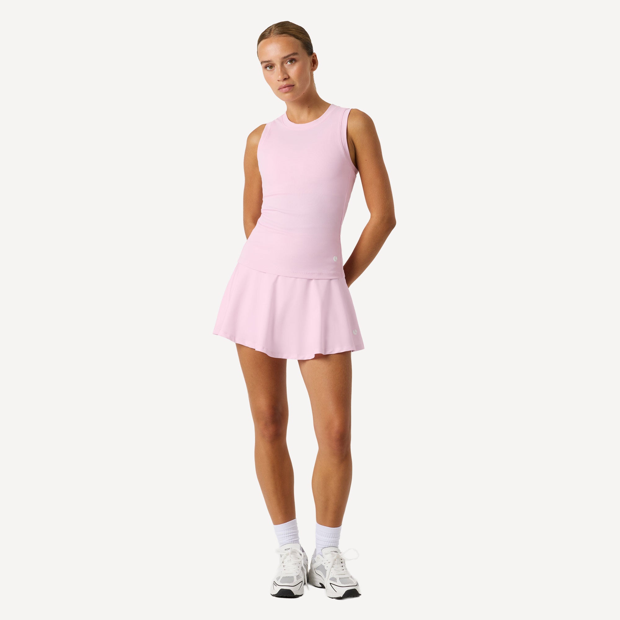 Björn Borg Ace Women's Pocket Ribbed Tennis Tank - Pink (3)