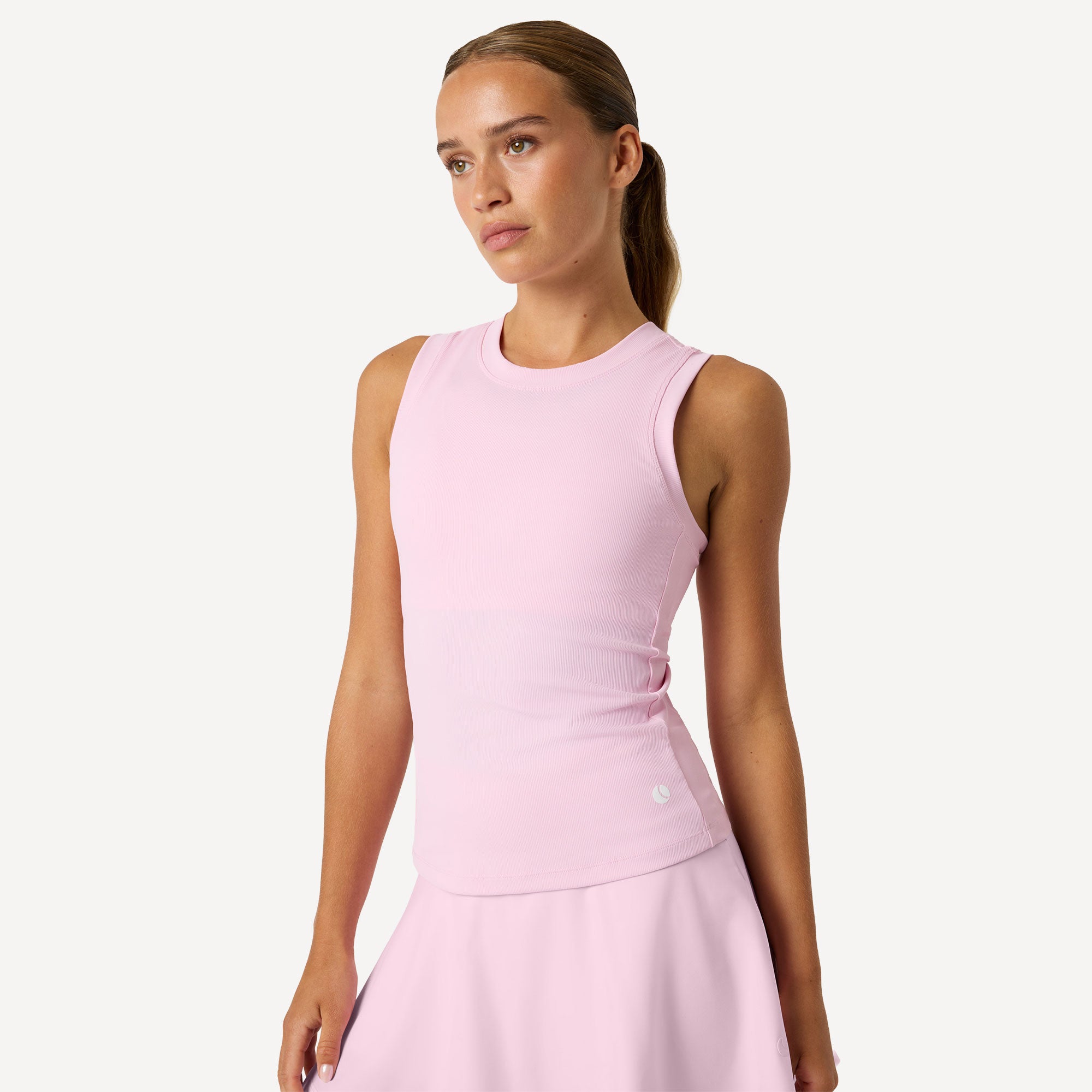 Björn Borg Ace Women's Pocket Ribbed Tennis Tank - Pink (6)