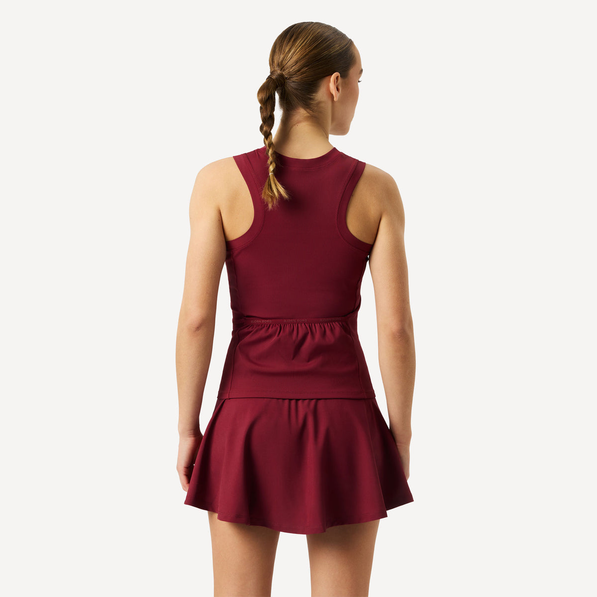 Björn Borg Ace Women's Pocket Ribbed Tennis Tank - Red (2)