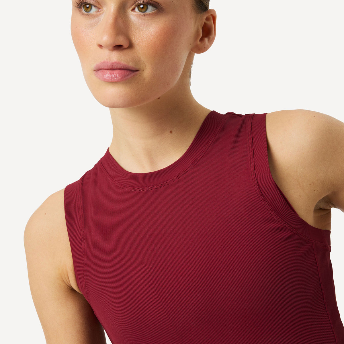 Björn Borg Ace Women's Pocket Ribbed Tennis Tank - Red (6)