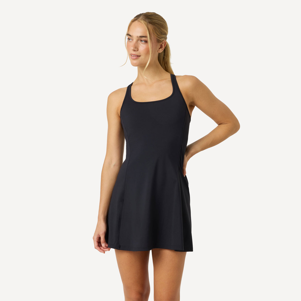 Björn Borg Ace Women's Scooped Racerback Tennis Dress - Black (6)