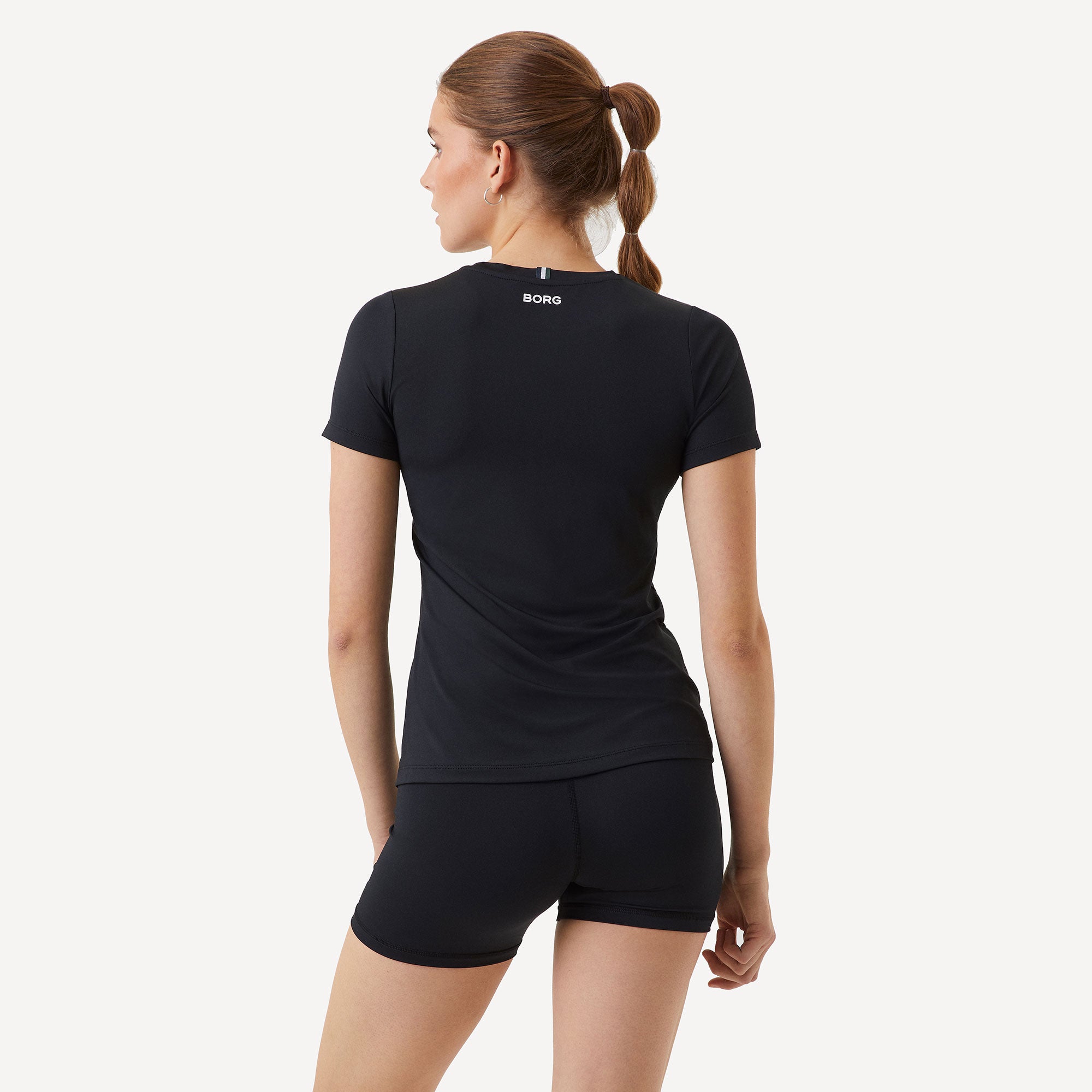 Björn Borg Ace Women's Slim Tennis Shirt - Black (2)