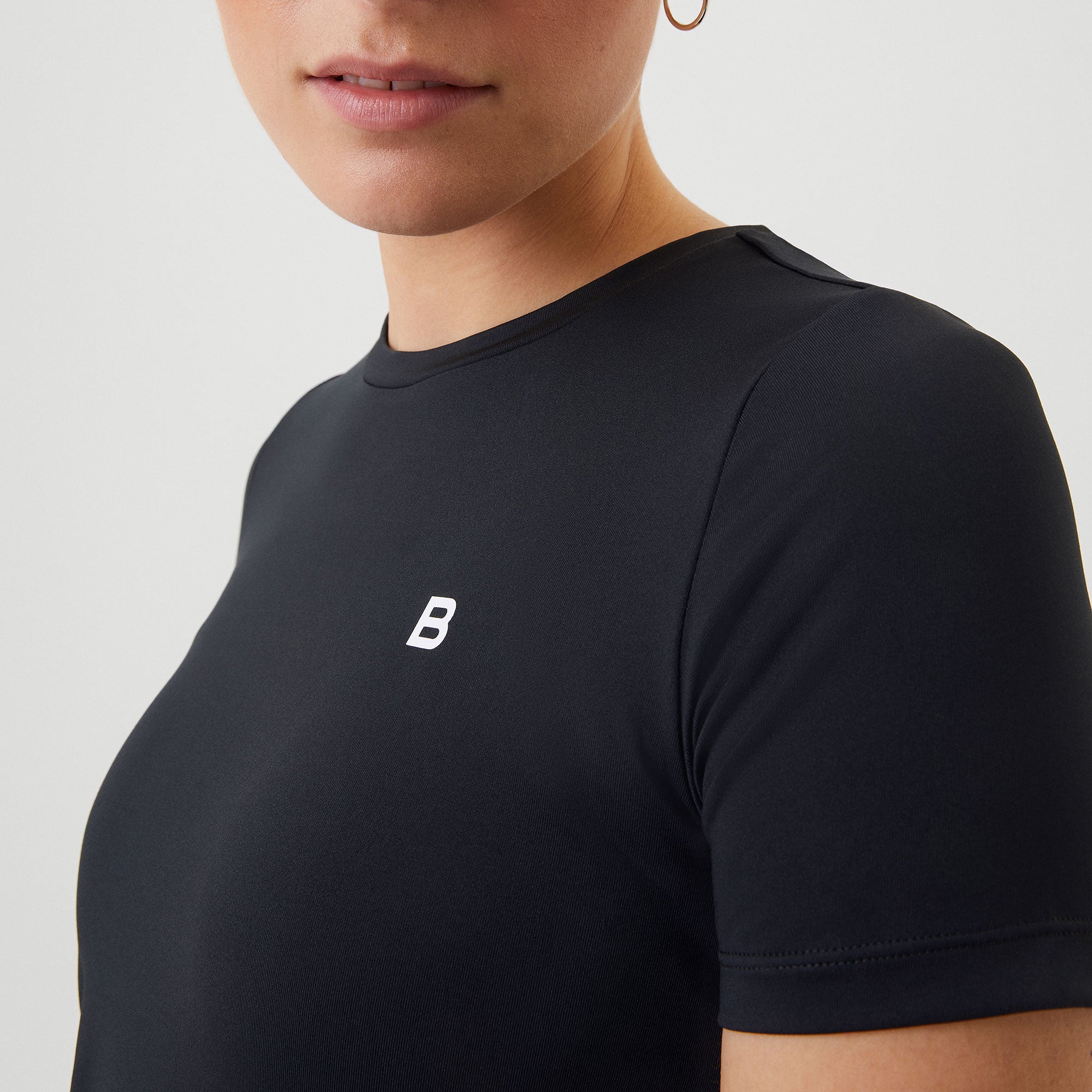 Björn Borg Ace Women's Slim Tennis Shirt - Black (4)