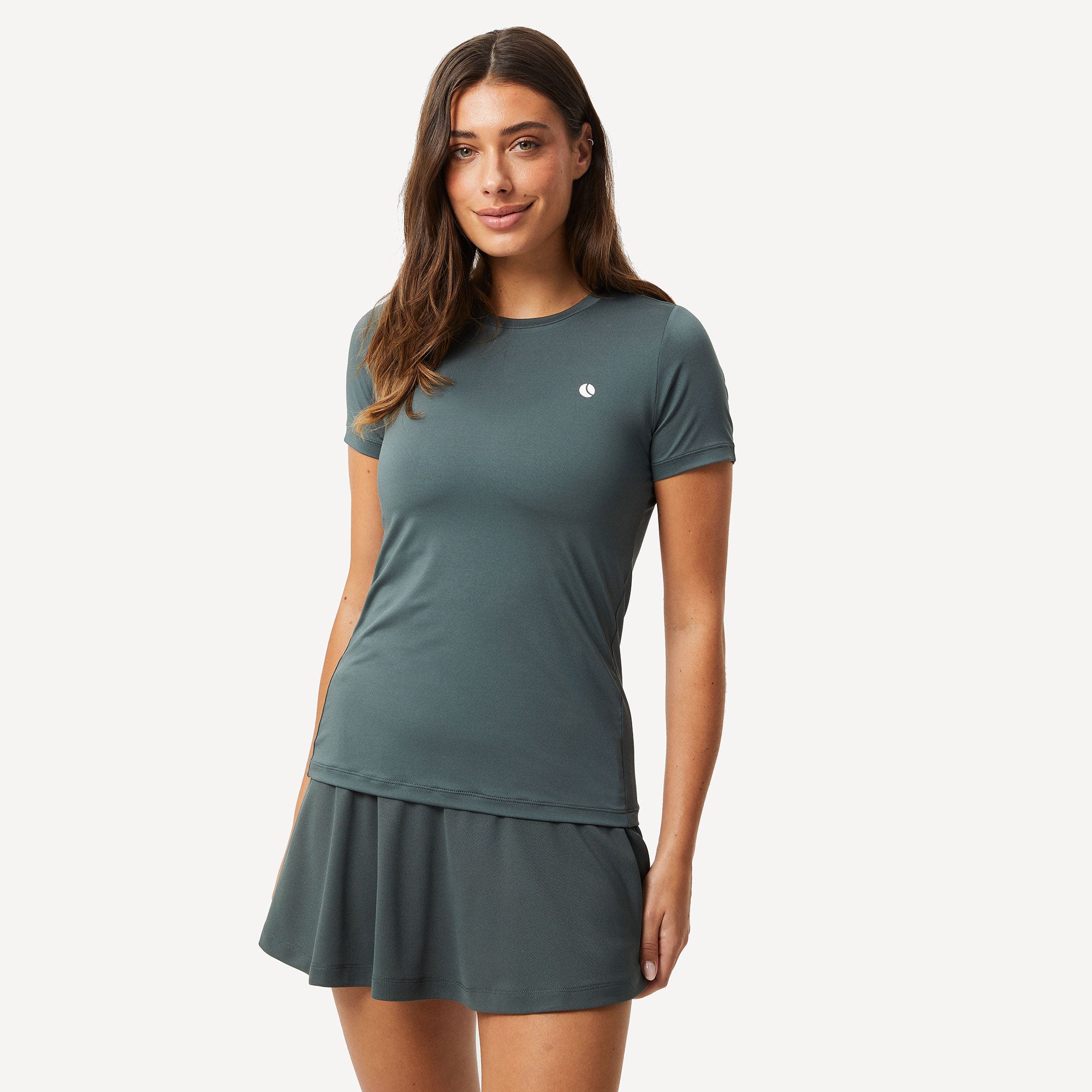 Björn Borg Ace Women's Slim Tennis Shirt - Green (1)
