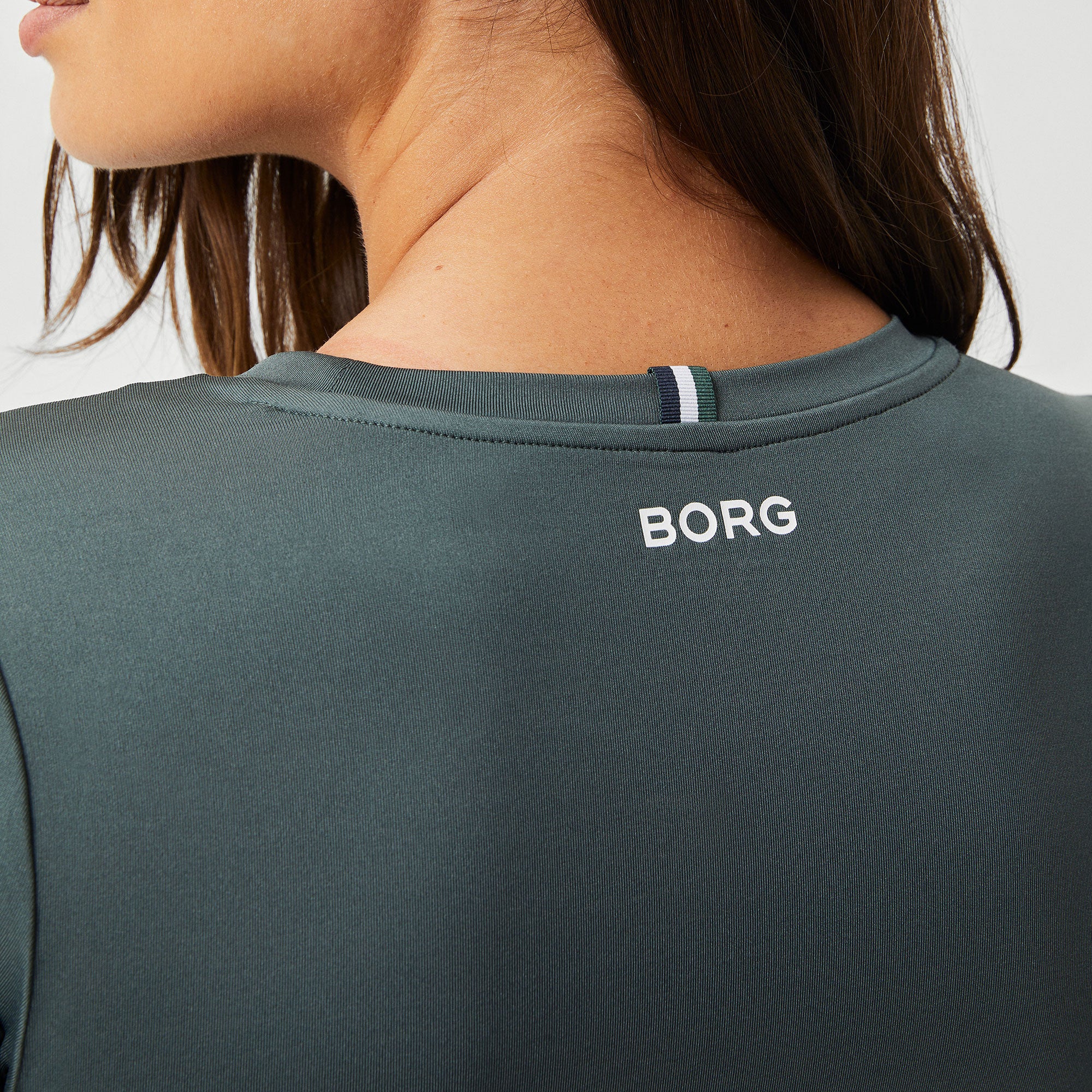 Björn Borg Ace Women's Slim Tennis Shirt - Green (4)