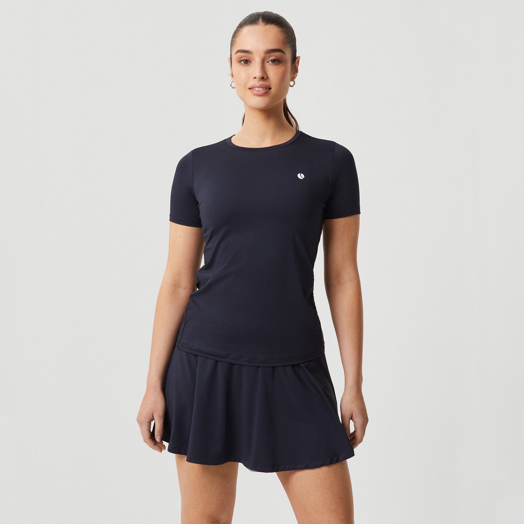 Björn Borg Ace Women's Slim Tennis Shirt - Dark Blue (1)