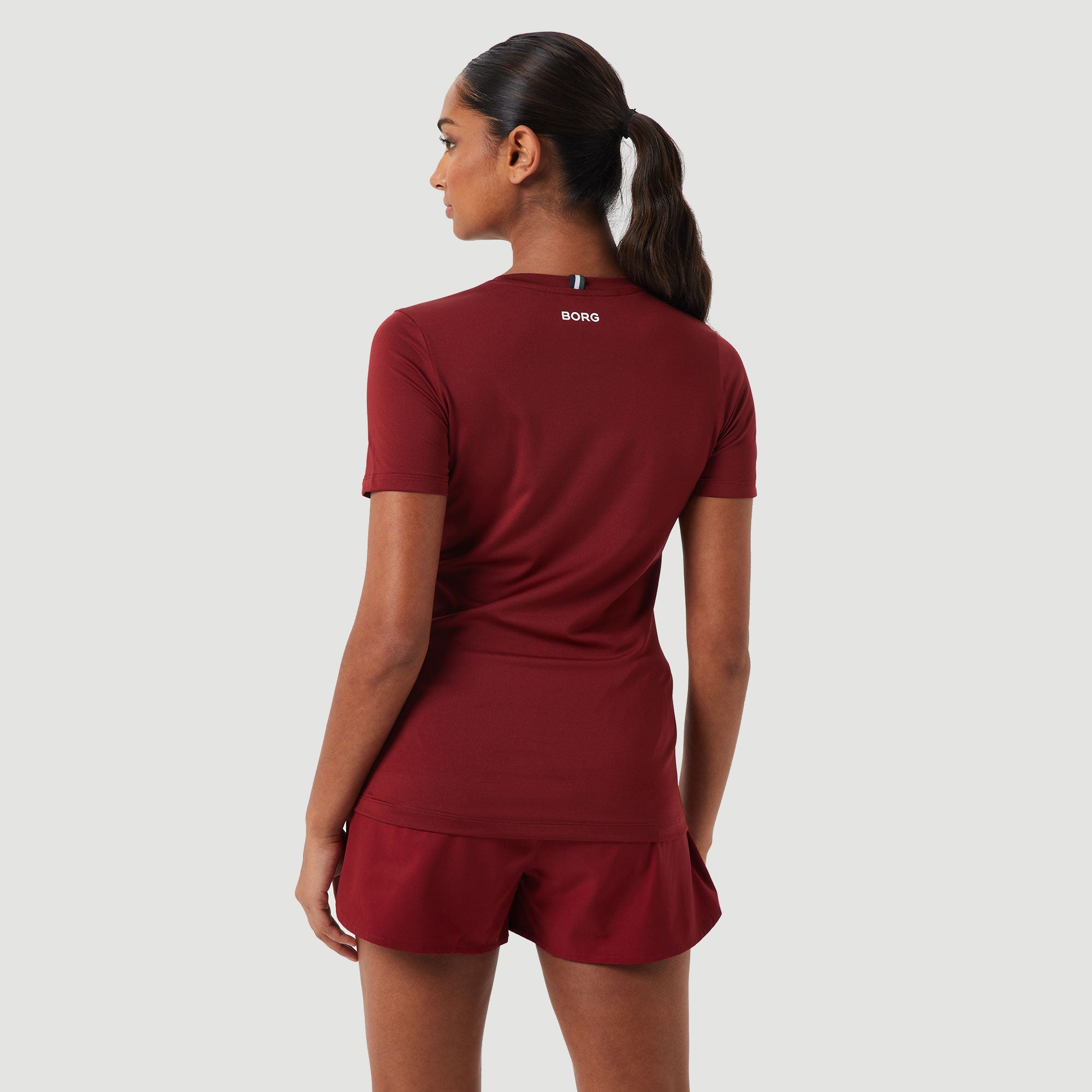 Björn Borg Ace Women's Slim Tennis Shirt - Red (2)