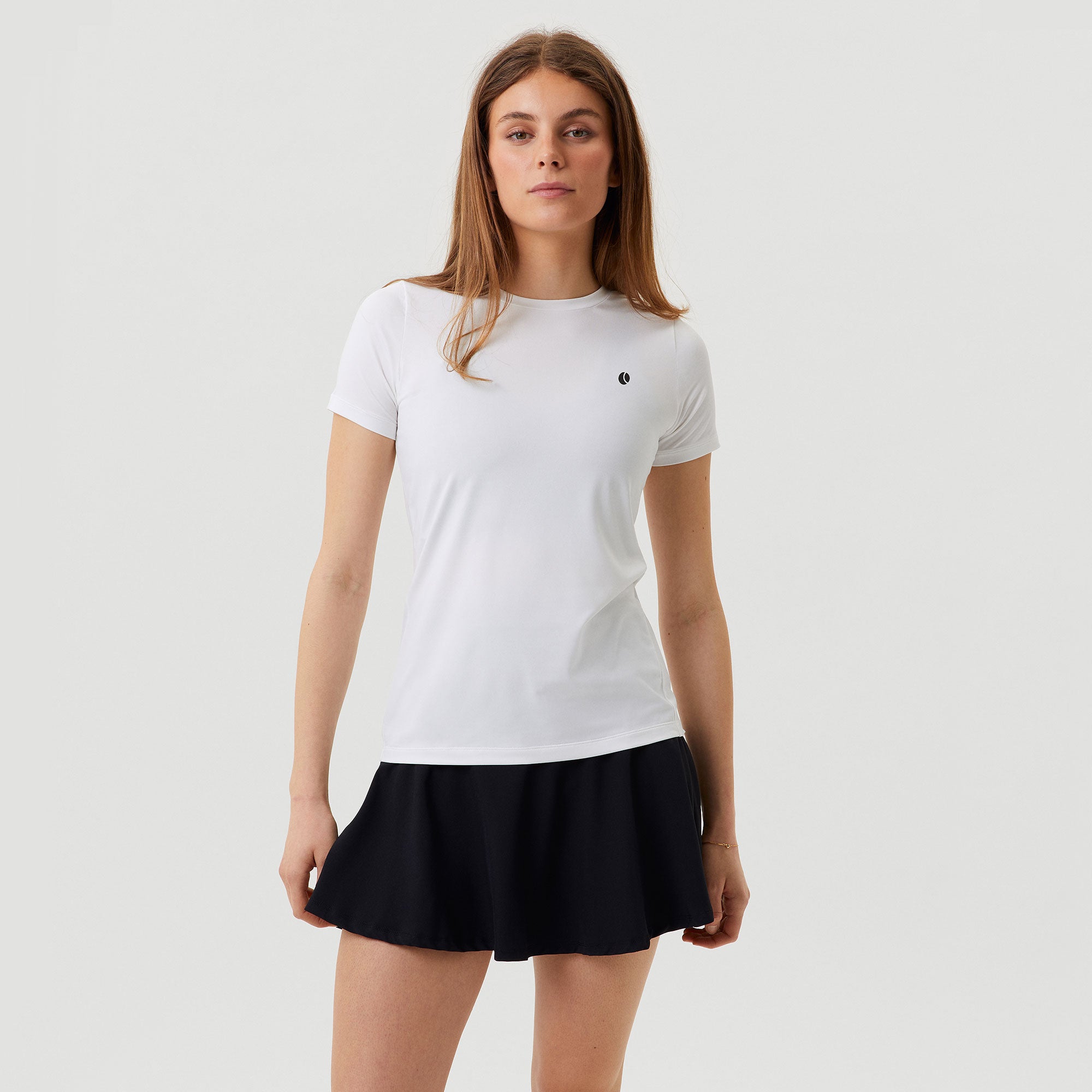 Björn Borg Ace Women's Slim Tennis Shirt - White (1)