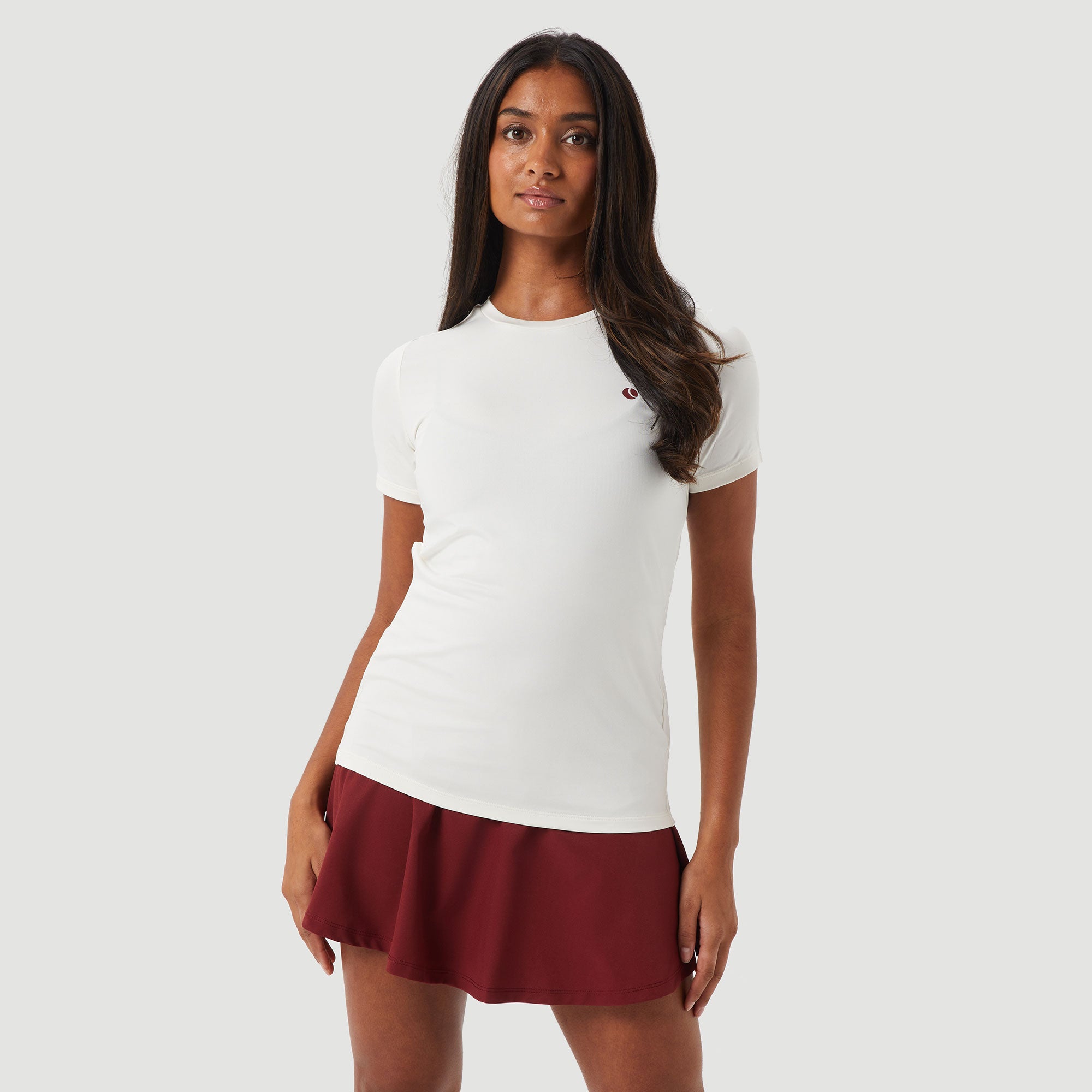 Björn Borg Ace Women's Slim Tennis Shirt - White (1)