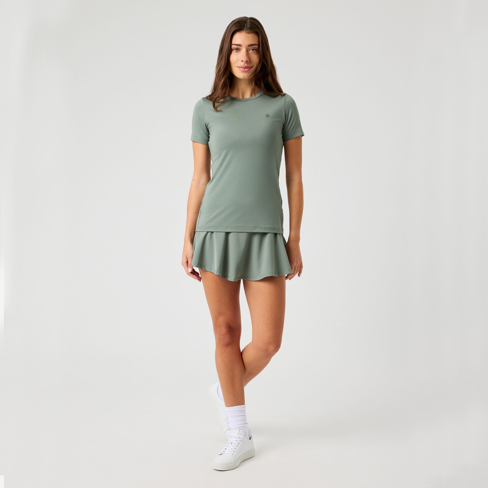 Björn Borg Ace Women's Slim Tennis Shirt - Green (3)