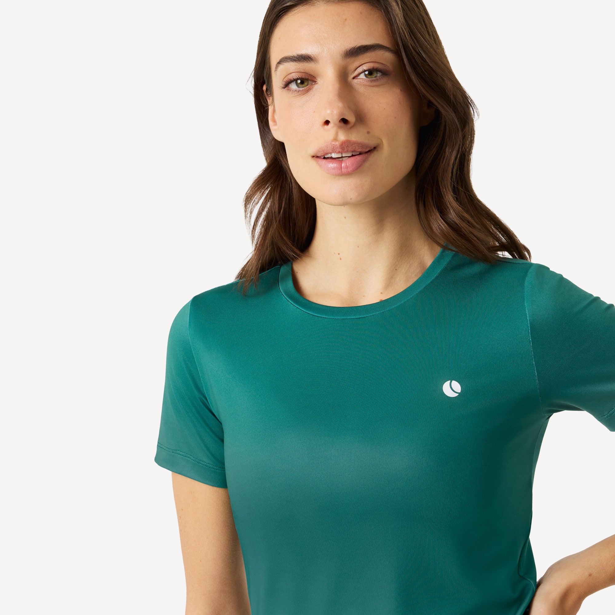Björn Borg Ace Women's Slim Tennis Shirt - Green (4)