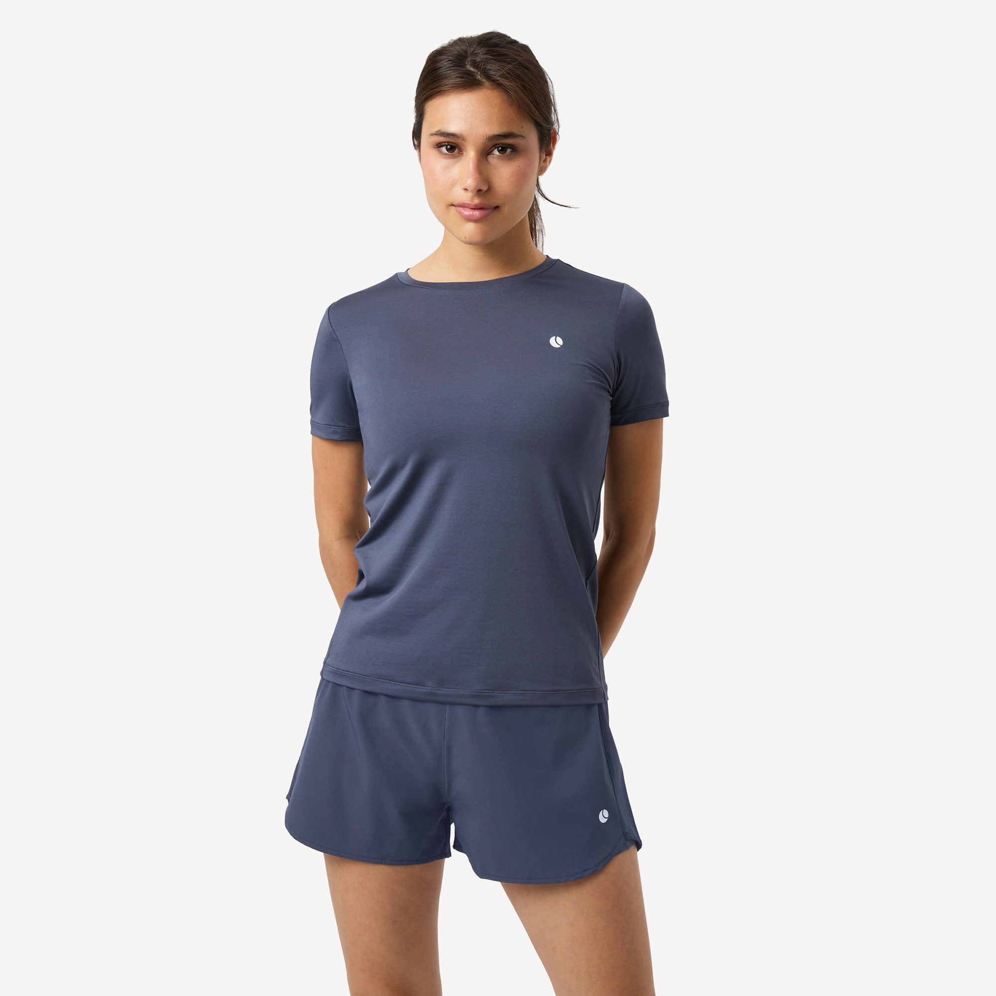 Björn Borg Ace Women's Slim Tennis Shirt - Grey (1)