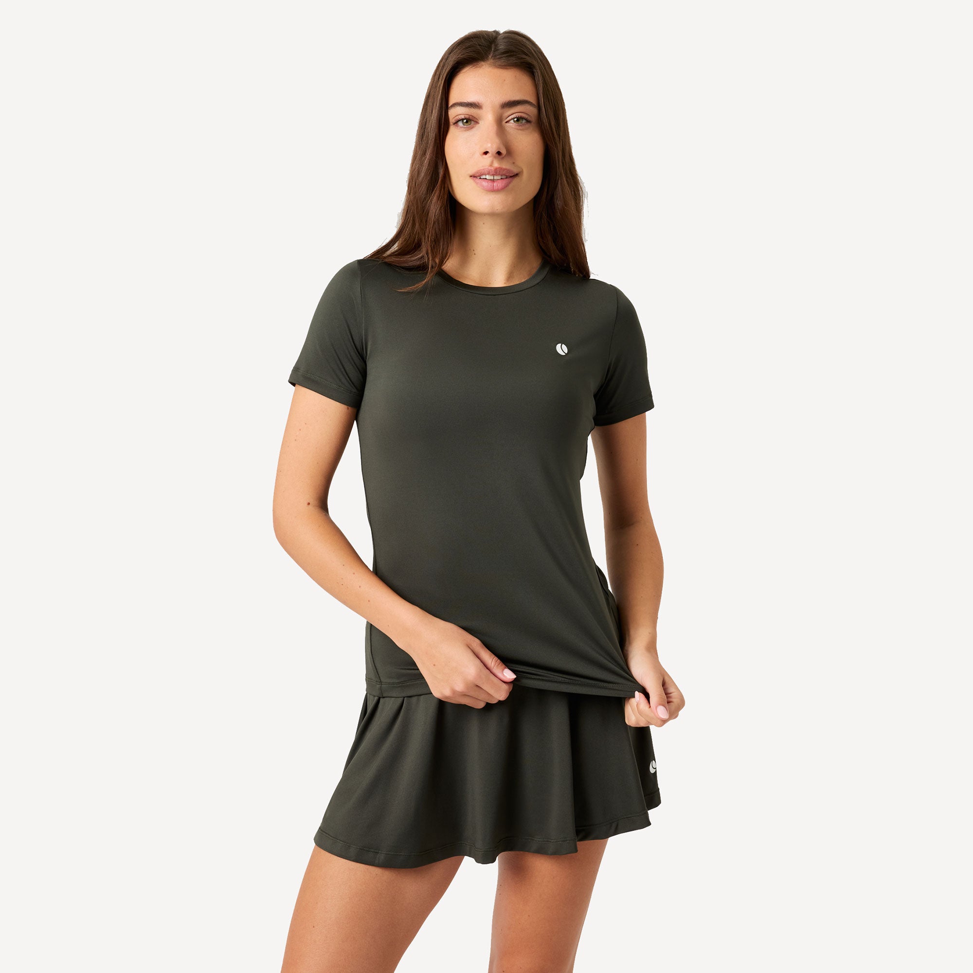 Björn Borg Ace Women's Slim Tennis Shirt - Grey (1)