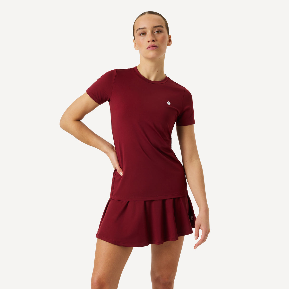 Björn Borg Ace Women's Slim Tennis Shirt - Red (1)