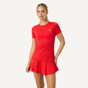 Björn Borg Ace Women's Slim Tennis Shirt - Red (1)