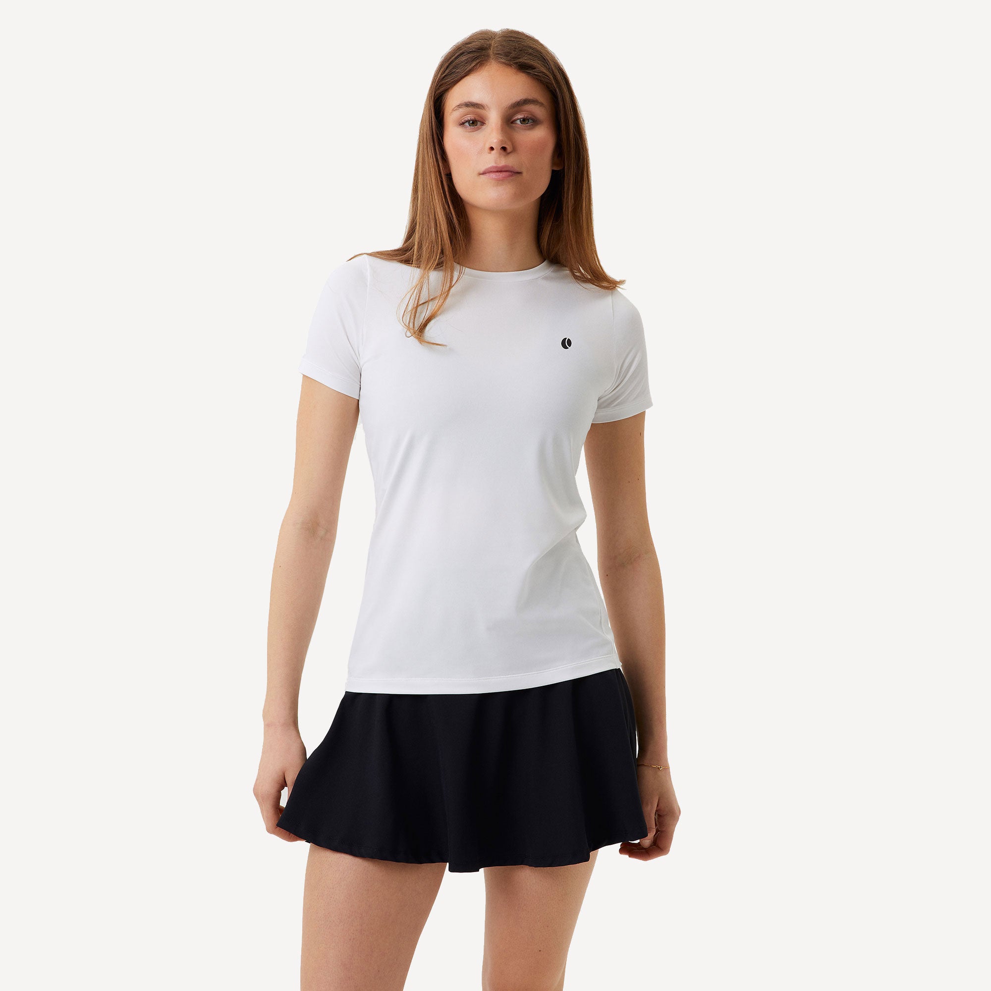 Björn Borg Ace Women's Slim Tennis Shirt - White (1)