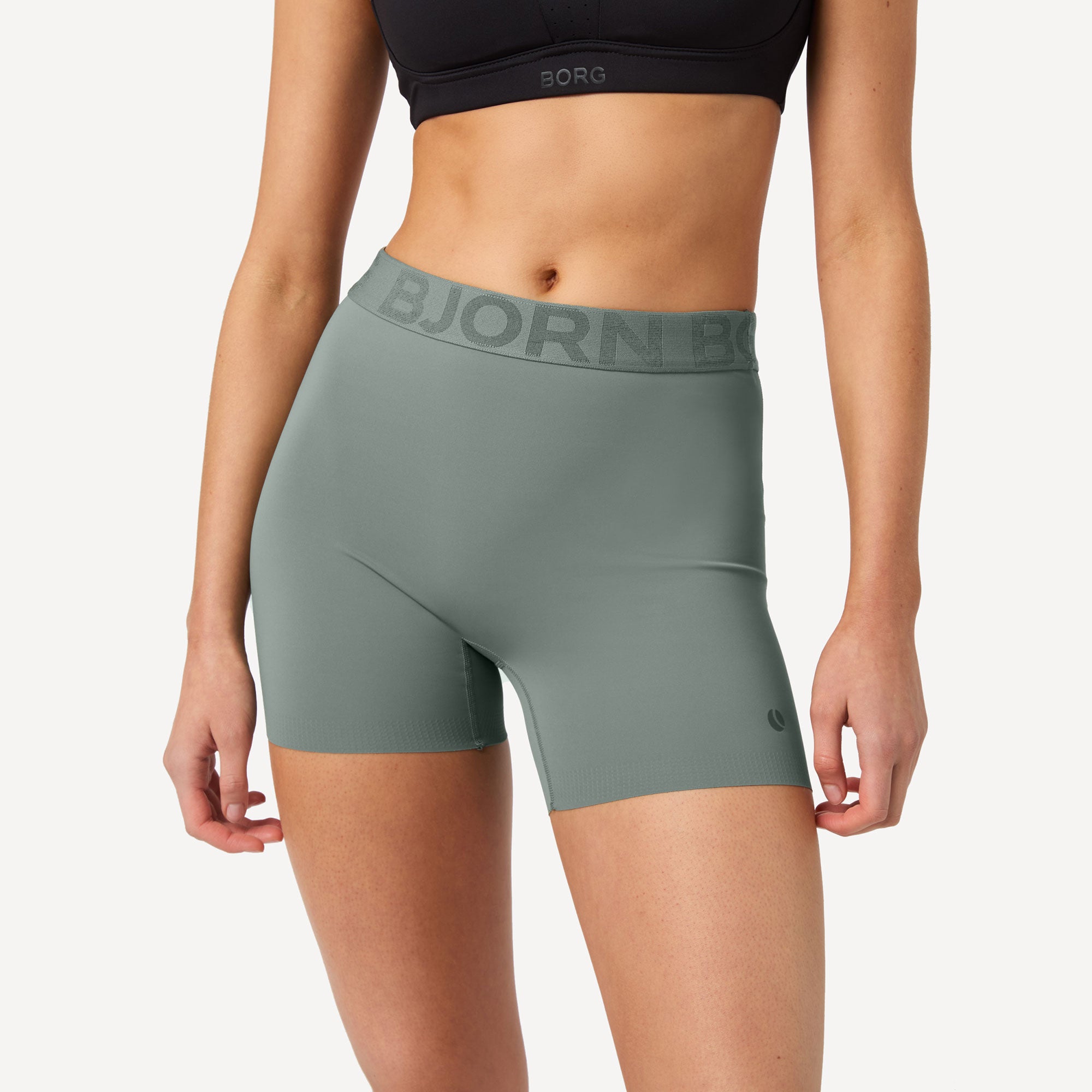 Björn Borg Ace Women's Stretch Tennis Shorts - Green (1)