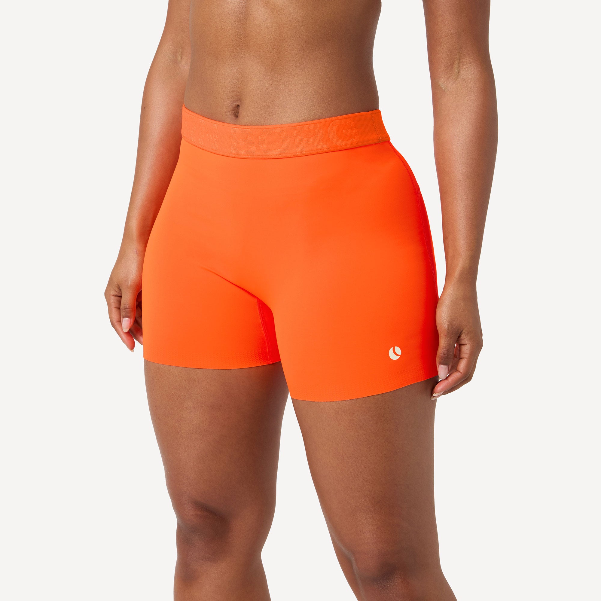 Björn Borg Ace Women's Stretch Tennis Shorts - Orange (1)