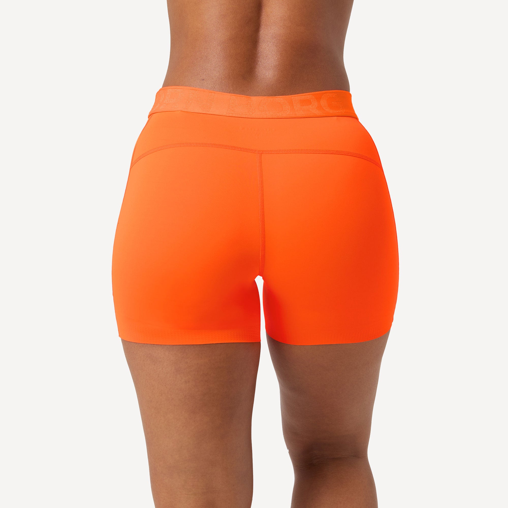 Björn Borg Ace Women's Stretch Tennis Shorts - Orange (2)