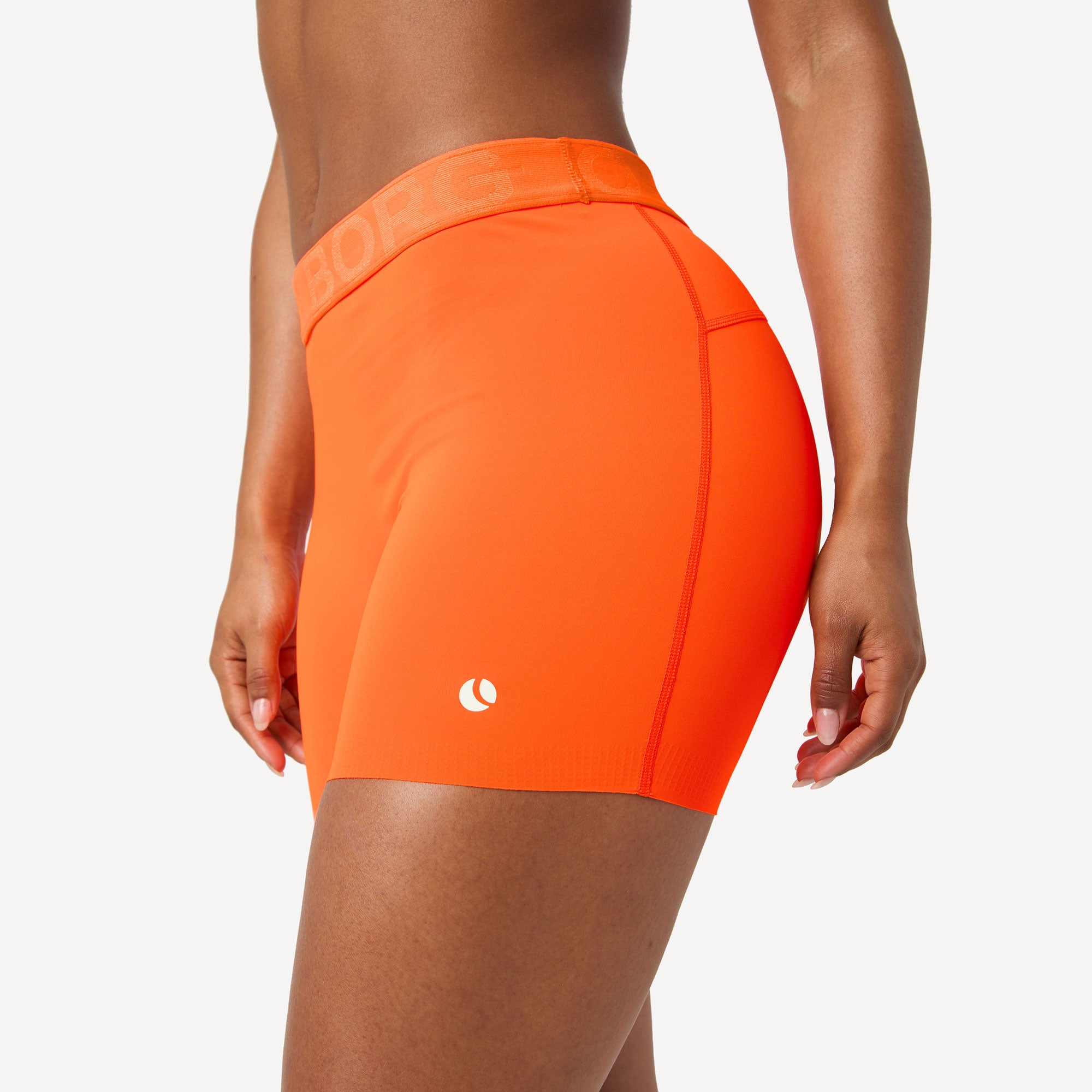 Björn Borg Ace Women's Stretch Tennis Shorts - Orange (3)