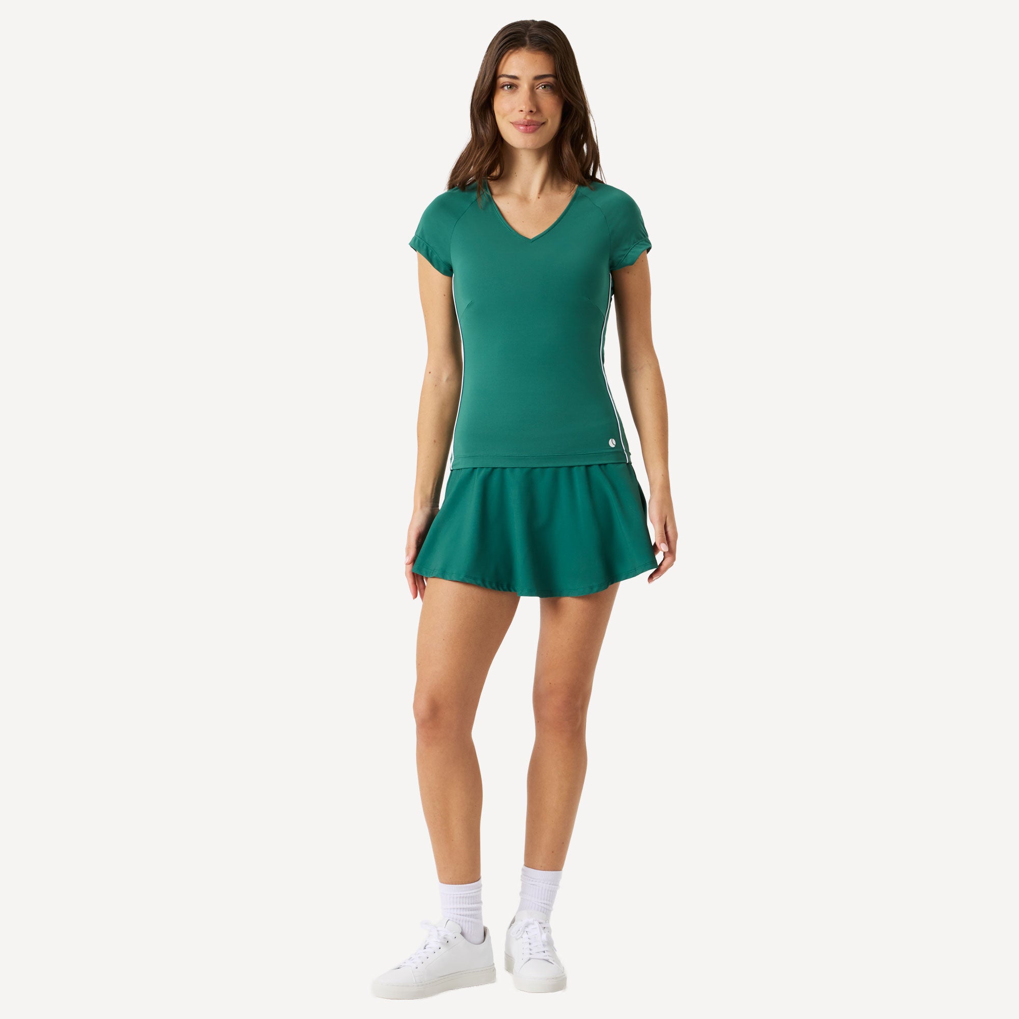 Björn Borg Ace Women's V-Neck  Tennis Shirt - Green (3)