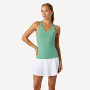 Björn Borg Ace Women's V-Neck Tennis Tank - Green (1)