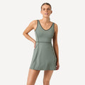 Björn Borg Ace Women's V Tennis Dress - Green (1)