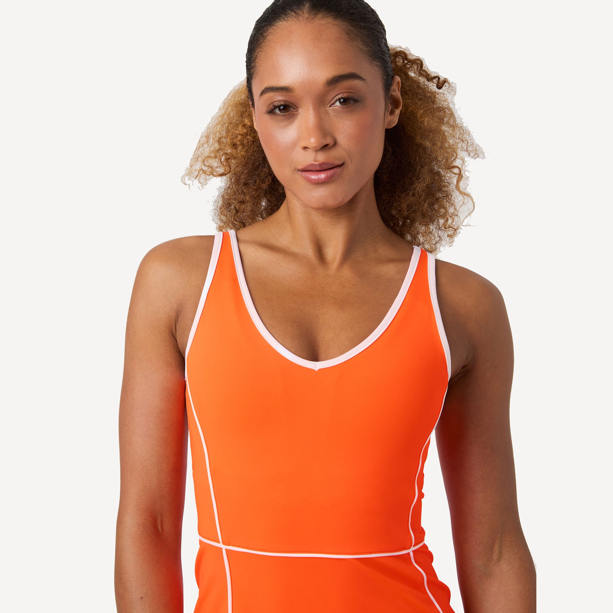 Björn Borg Ace Women's V Tennis Dress - Orange (5)