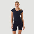 Björn Borg Ace Women's V Tennis Shirt - Dark Blue (1)