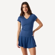 Björn Borg Ace Women's V Tennis Shirt - Blue (1)