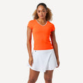 Björn Borg Ace Women's V Tennis Shirt - Orange (1)