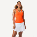 Björn Borg Ace Women's V Tennis Tank - Orange (1)