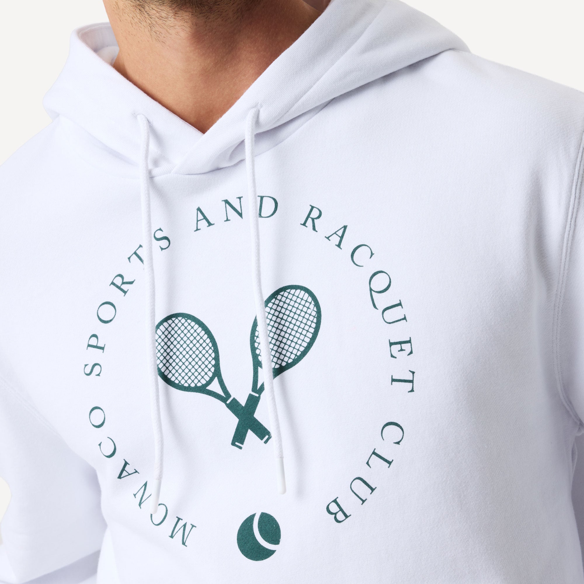 Björn Borg BORG Men's Classic Print Hoodie - White (4)