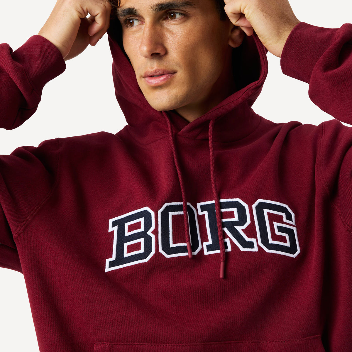 Björn Borg BORG Men's Classic Print Hoodie - Red (4)