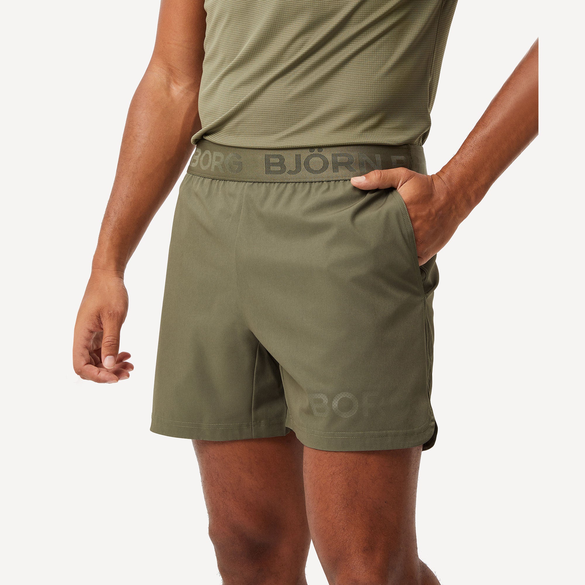 Björn Borg BORG Men's Short Shorts - Green (1)