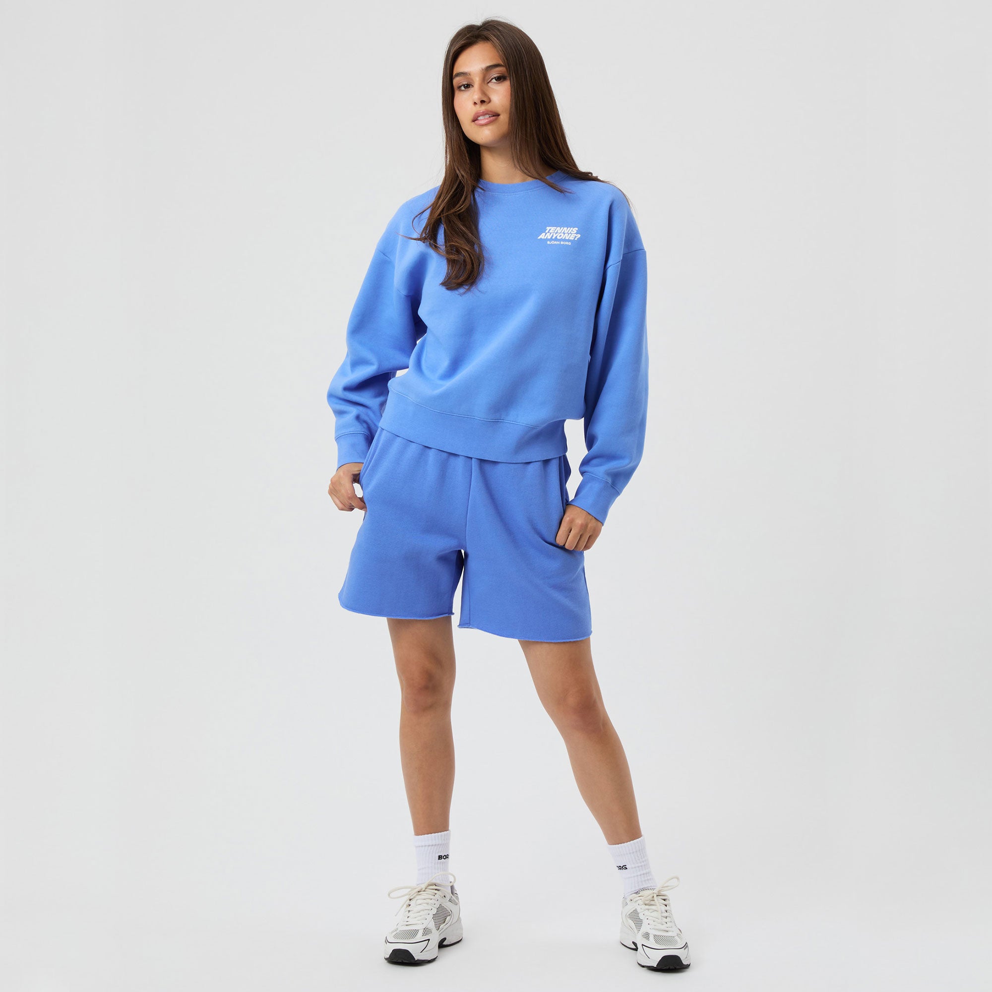 Björn Borg BORG Women's Boyfriend Tennis Sweater - Blue (3)