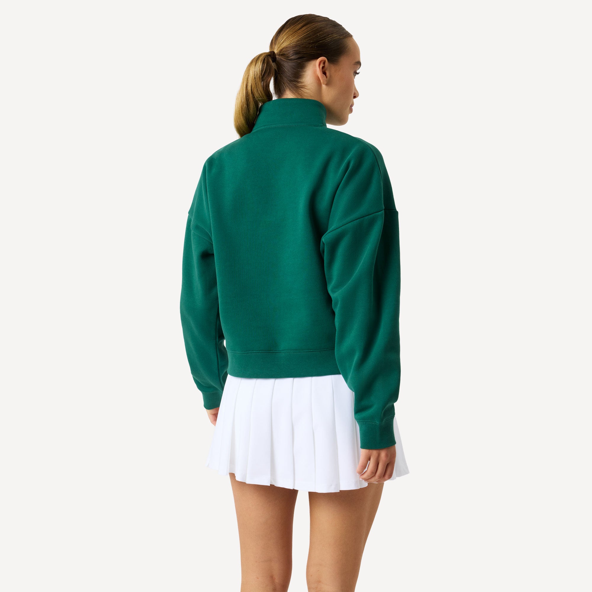 Björn Borg BORG Women's Half-Zip Sweater - Green (2)